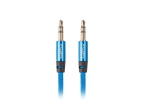 CABLE MINIJACK LANBERG 3.5MM M/M 3 PIN 3M PREMIUM AZUL