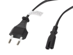 CABLE LANBERG DE ALIMENTACION OCHO CEE 7/16 A IEC320 C7  NEGRO 3M