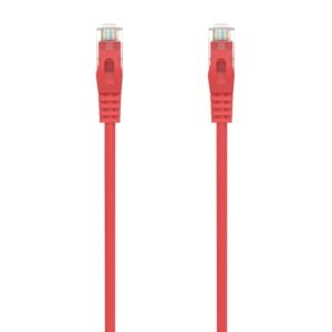 CABLE RED AISENS LATIGUILLO RJ45 LSZH CAT.6A UTP AWG24 1.5M ROJO