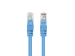 CABLE RED LANBERG LATIGUILLO CAT.6 UTP 7.5M AZUL FLUKE PASSED