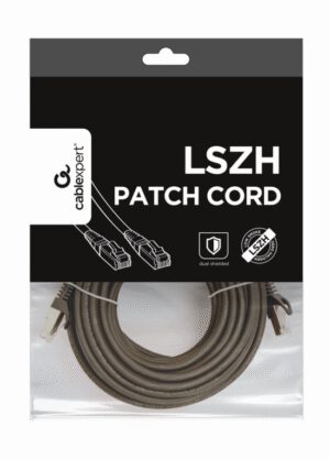 CABLE RED S-FTP GEMBIRD  CAT 6A LSZH NEGRO 10M