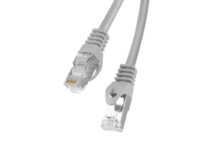 CABLE RED LANBERG LATIGUILLO CAT.6 FTP 1M GRIS FLUKE  PASSED