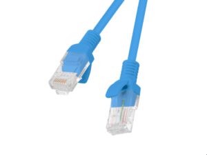 CABLE RED LANBERG LATIGUILLO CAT.6 UTP 5M AZUL FLUKE  PASSED