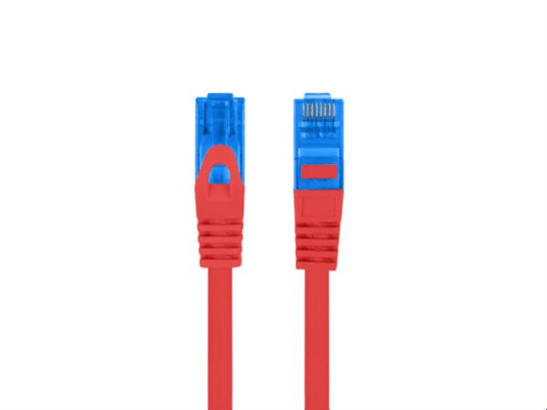 CABLE RED LANBERG LATIGUILLO CAT.6A S/FTP LSZH CCA 1M ROJO FLUKE PASSED