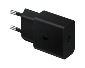CARGADOR SAMSUNG EP-T1510 USB-C 15W BLACK CON CABLE