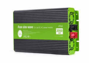 INVERSOR CORRIENTE DC-AC GEMBIRD  COCHE DE ONDA SINUSOIDAL PURA DE 12 V 2000 W