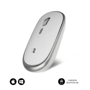 RATON SUBBLIM MINI SILVER RF INALAMBRICO PILAS