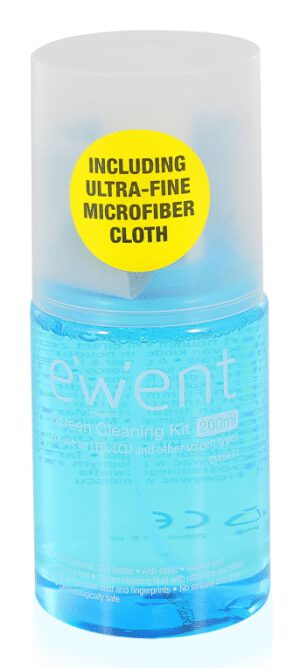SET DE LIMPIEZA EWENT UNIVERSAL SPRAY 200ML + PAÑO 20X20CM