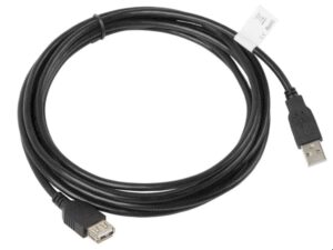 CABLE ALARGADOR LANBERG USB 2.0 MACHO HEMBRA 3M NEGRO