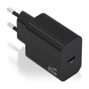 CARGADOR AISENS GAN 20W 1XUSB-C PD3.0 NEGRO