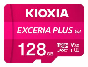 MICRO SD KIOXIA 128GB EXCERIA PLUS G2 UHS-I C10 CON ADAPTADOR