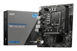 PLACA BASE MSI PRO H610M-E 1700 MATX 2XDDR5