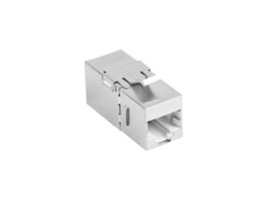 ADAPTADOR LANBERG CAT6 FTP HEMBRA THRU KEYSTONE RJ45 A RJ45, 90 GRADOS