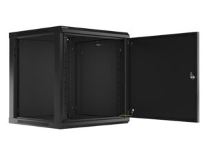 ARMARIO LANBERG MURAL RACK 19" 12U/600X600 FLAT PACK AUTOENSA NEGRO PTA METALICA