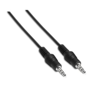 CABLE AISENS AUDIO ESTEREO JACK 3.5 M-JACK 3.5 M NEGRO 3.0M