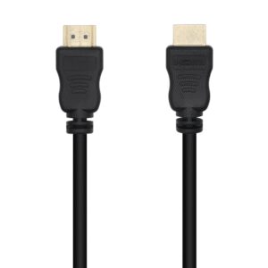 CABLE HDMI AISENS V1.4 ALTA VELOCIDAD 14+1 CCS A/M-A/M 1.0M NEGRO