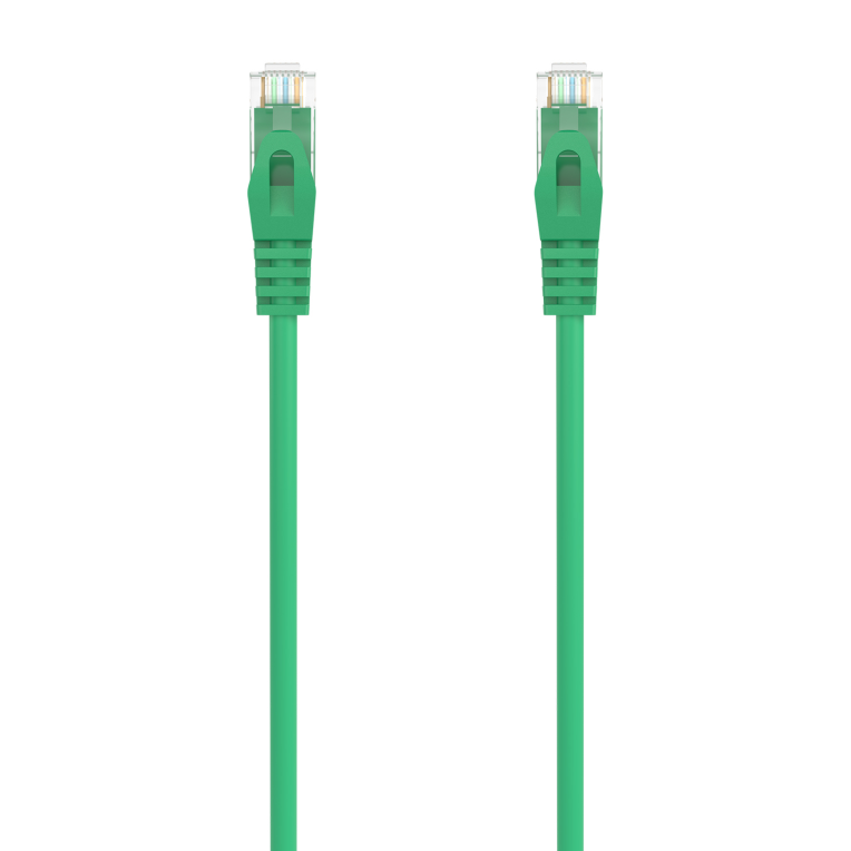 CABLE RED AISENS LATIGUILLO RJ45 LSZH CAT.6A UTP AWG24 1.0M VERDE