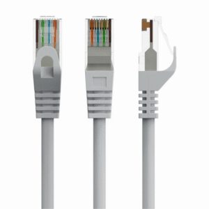 CABLE RED GEMBIRD UTP CAT6 1M COBRE GRIS