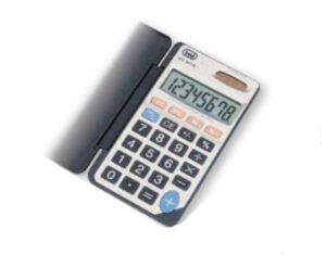 CALCULADORA TREVI EC 3718 8C POCKET ELECTRONIC CALCULATOR SILVER