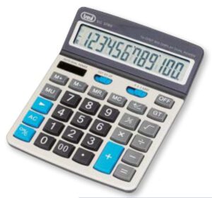 CALCULADORA TREVI EC 3780 12C DESK ELECTRONIC CALCULATOR SILVER