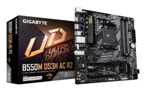 PLACA BASE GIGABYTE B550M DS3H AC R2  AM4 MATX 4XDDR4
