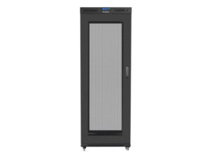 ARRMARIO LANBERG RACK 19" 37U 800X1000 FLAT PACK PUERTA PERFORADA CON LCD NEGRO
