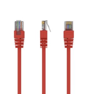 CABLE RED GEMBIRD UTP CAT5E 1M ROJO
