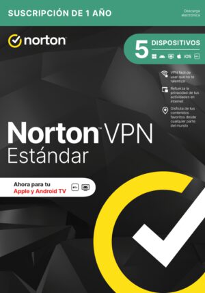 NORTON VPN STANDARD ES 1 USER 5 DEVICE 12MO GENERIC RSP MM GUM