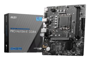 PLACA BASE MSI PRO H610M-E D4 1700 MATX 2XDDR4