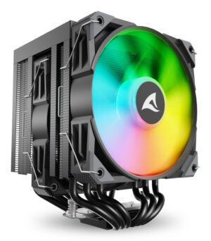 VENTILADOR CPU SHARKOON A60 RGB 120MM NEGRO