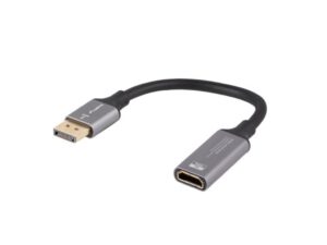 ADAPTADOR LANBERG 4K DISPLAYPORT MACHO/HDMI HEMBRA 20CM