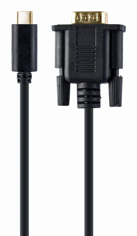 ADAPTADOR USB C A VGA M 2 M NEGRO BLISTER