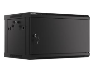 ARMARIO LANBERG MURAL RACK 19" 6U/600X450 FLAT PACK AUTOENSAM NEGRO PTA METALICA