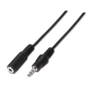 CABLE AISENS AUDIO ESTEREO JACK 3.5 M-JACK 3.5 H NEGRO 3.0M