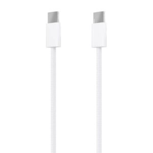 CABLE AISENS USB 2.0 3A 60W APPLE USB-C/M-USB-C/M BLANCO 1.0M