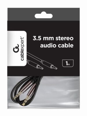 CABLE AUDIO GEMBIRD ESTEREO DE 3,5 MM, 1 M