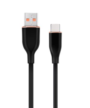 CABLE DE CARGA Y DATOS GEMBIRD USB TIPO C DE SILICONA PREMIUM 1,5 M NEGRO