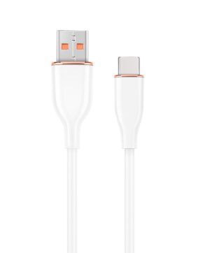 CABLE DE CARGA Y DATOS GEMBIRD USB TIPO C DE SILICONA PREMIUM 1,5 MBLANCO