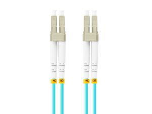 CABLE DE FIBRAOPTICA LANBERG 5M MULTI LC/UPC-LC/UPC DUPLEX OM3 50/125 LSZH  AZUL