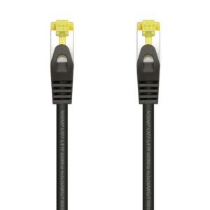 CABLE RED AISENS LATIGUILLO RJ45 LSZH CAT.7 SFTP PIMF 0.5M NEGRO