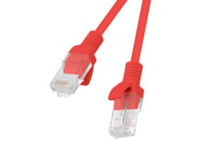 CABLE RED LANBERG CAT.5E UTP 5M ROJO FLUKE PASSED