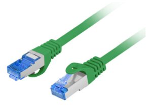 CABLE RED LANBERG CAT.6A S/FTP LSZH CCA 5M VERDE FLUKE PASSED