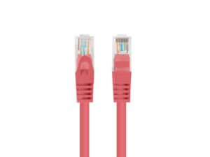 CABLE RED LANBERG LATIGUILLO CAT.6 UTP 7.5M ROJO FLUKE PASSED