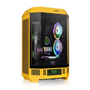 CAJA THERMALTAKE THE TOWER 300 MINI-ITX 2XUSBA 3.2 SIN FUENTE BUMBLEEBEE