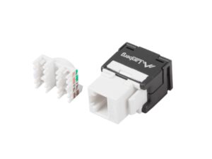 CONECTOR KEYSTONE LANBERG CAT.6 UTP RJ45 180º TOOLLESS