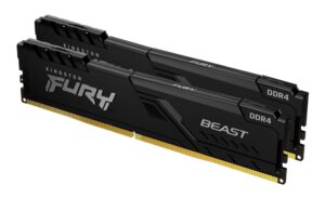 DDR4 KINGSTON 2x 8GB 3200 FURY BEAST NEGRO