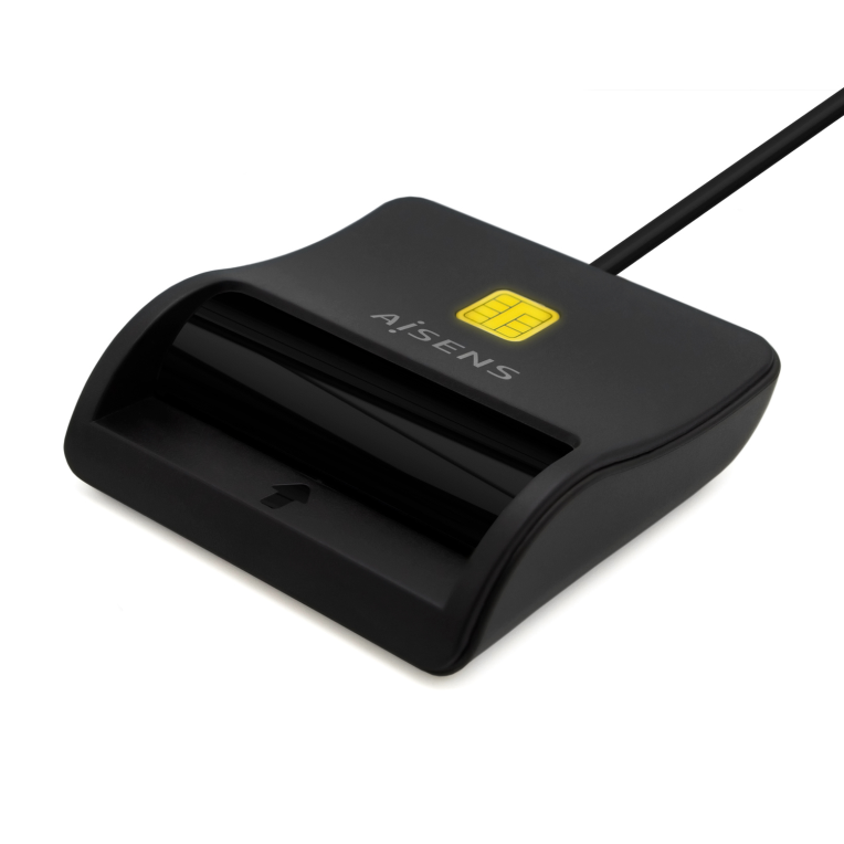 LECTOR DNI-TARJETAS AISENS TARJETA INTELIGENTE DNI USB-C NEGRO