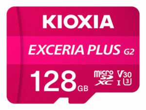 MICRO SD KIOXIA 128GB EXCERIA PLUS G2 UHS-I C10 CON ADAPTADOR