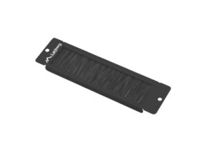 PANEL CEPILLO PASACABLES LANBERG PARA RACK 10" NEGRO