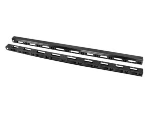 PANEL ORGANIZADOR DE CABLES VERTICAL RACK 19" 47U SUELO NEGRO 2 PIEZAS
